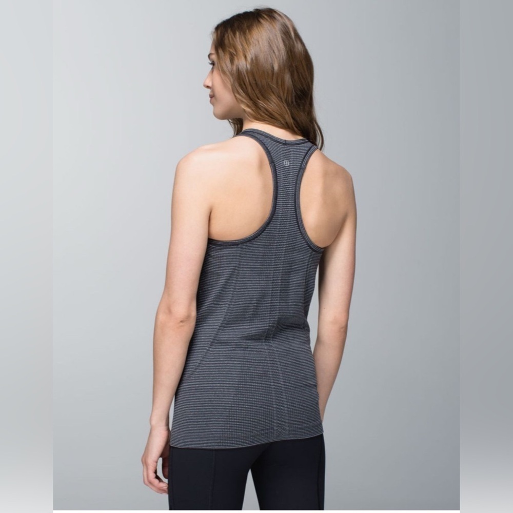 Lululemon Run: Swiftly Tech Racerback Tank Black / White W1A57S - Picture 4 of 11